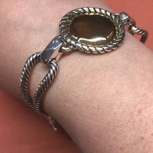 Silver and gold bracelet